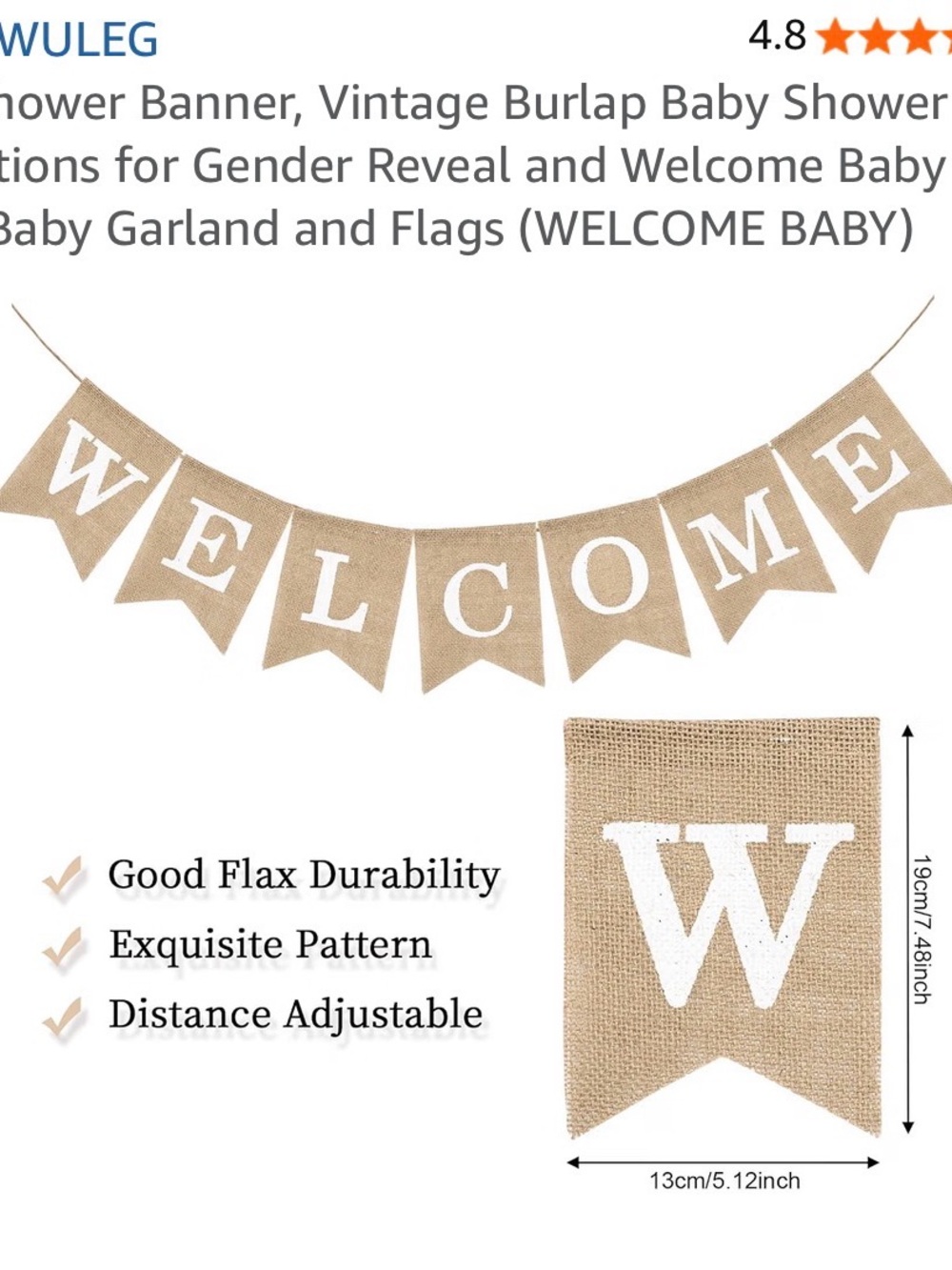 Assorted Baby Shower Decorations - Picture 9 of 10